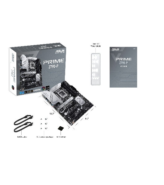 Материнская плата ASUS PRIME Z790-P, LGA 1700, Intel Z790, 4xDDR5, 4xSATA, 3xM.2 PCIe 4.0 x4, 1xPCIe 5.0 x16, 3xPCIe x4, 1xPCIe x1, 1xHDMI, 1xDP, 1xUSB-C 3.2 Gen 2x2, 1xUSB 3.2 Gen 2, 2xUSB 3.2 Gen 1, 4xUSB 2.0, 1x 2.5Gb LAN, 3x3.5 мм, 7.1, ATX