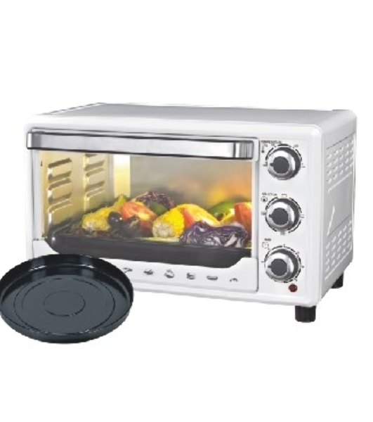 Мини-печь Sakura SA-7000WP 27л, духовка 1500Вт, механ.управление, белый