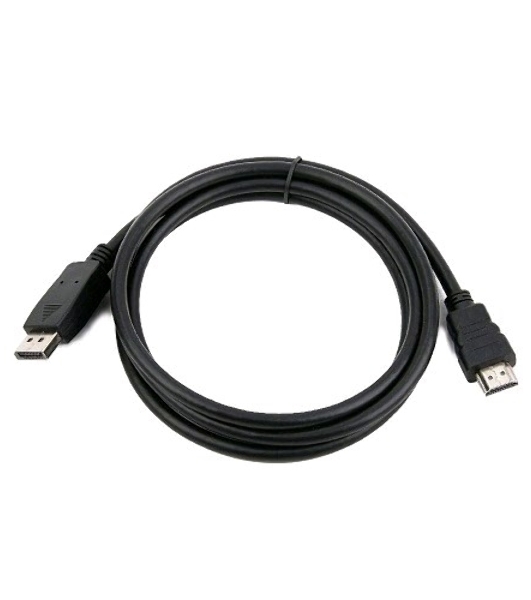 Кабель Cablexpert DisplayPort->HDMI, 10м, 20M/19M, черный, экран, пакет