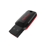 Флешка USB R/W Netac 128Gb U197 NT03U197N-128G-20BK USB 2.0 черный/красный, фото 1