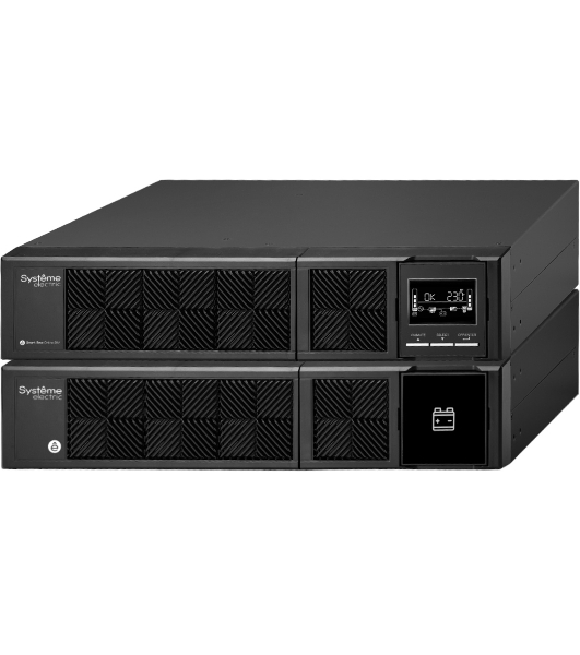 Источник бесперебойного питания Systeme Electriс Smart-Save Online SRV, 2000VA/1800W, On-Line, Extended-run, Rack 4U (Tower convertible), LCD, Out: 6xC13, SNMP Intelligent Slot, USB, RS-232