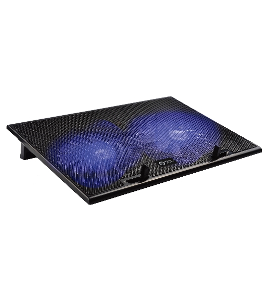Подставка для ноутбука Digma D-NCP170-2 17'390x270x27мм 2xUSB 2x 150ммFAN 600г черный