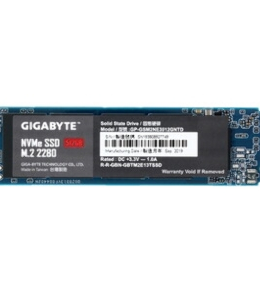 Накопитель SSD Gigabyte M.2 2280 512GB PCI-Express 3.0 x4, NVMe 1.3
