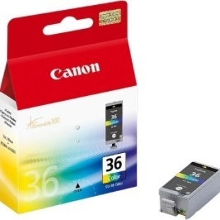 Картридж струйный CLI-36Color (1511B001) для Canon Mini Pixma 260, Цветной, 250 стр.