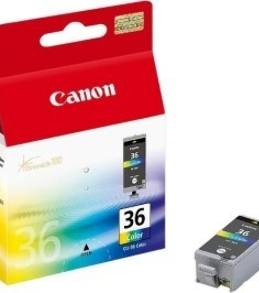Картридж струйный CLI-36Color (1511B001) для Canon Mini Pixma 260, Цветной, 250 стр.