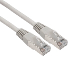 Пaтч-корд Rexant F/UTP, cat.6, RJ45-RJ45, экранированный, PVC серый, 5м, фото 1
