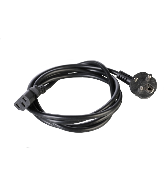 Шнур питания с заземл. IEC 60320 C13/EU-Schuko, 10А/250В (3x1,0), длина 3 м. (R-10-Cord-C13-S-3)