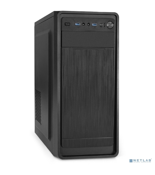 Компьютерный корпус Miditower ExeGate XP-332UC-XP600 (ATX, XP600 с вент. 12см, 2хUSB 3.0/1хTypeC, аудио, черный)