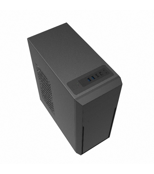 Компьютерный корпус c блоком питания 450 Ватт/Case Foxline FL-302-FZ450-U32 ATX case, black, w/PSU 450W 8см, w/2xUSB 2.0+2xUSB 3.0, w/pwr cord, w/o FAN