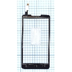 Сенсорное стекло (тачскрин) для Lenovo A656, черное, фото2