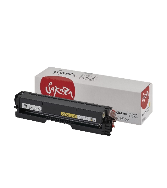 Картридж Sakura CTL-1100Y для Pantum, желтый, 700к.