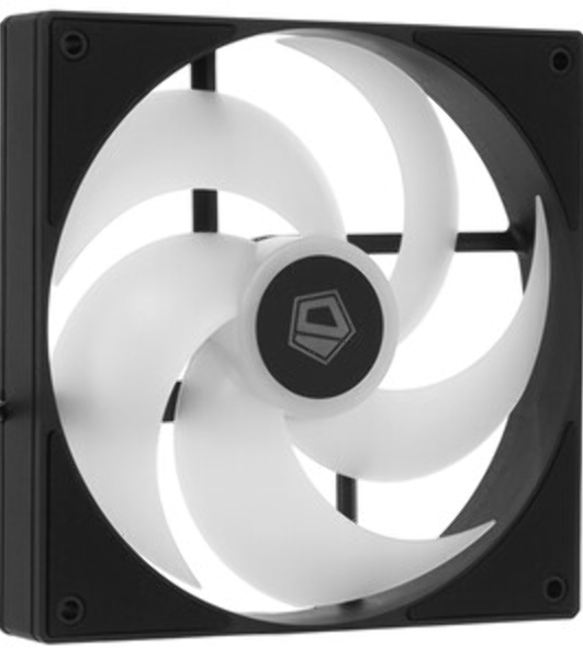 Вентилятор для корпуса ID-Cooling AS-140-K черный, 140 мм, 1800 об/мин, 24.9 дБ, 4 pin