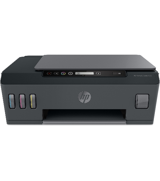 МФУ струйное HP Smart Tank 500 (4SR29A), A4, цветной, печ. до 22 стр/мин. (ч/б) до 16 стр/мин. (цвет), скан. до 8 стр/мин. (ч/б) 4 стр/мин. (цвет), 1200x1200dpi, USB