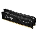 Оперативная память Kingston Fury Beast, DDR4, 16GB (2x8GB), 3200MHz, CL16, DIMM, с радиатором, черный, фото9