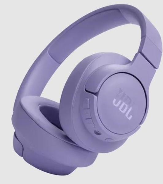 Беспроводные/проводные наушники JBL Tune 720BT фиолетовый, полноразмерные, Bluetooth + проводной, быстрая зарядка