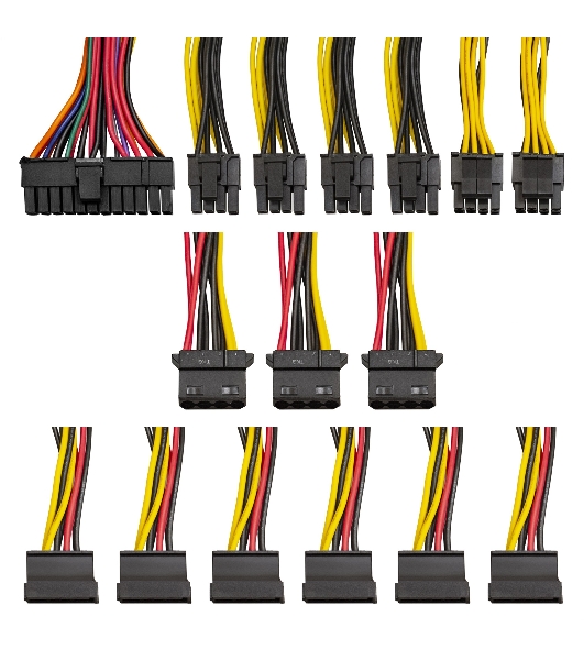 Блок питания ExeGate 750PPE, 750W, (ATX, APFC, PC, КПД 80% (80 PLUS), 12cm fan, 24pin, 2x(4+4)pin, 4xPCI-E, 6xSATA, 3xIDE, черный, кабель 220V в комплекте 1,8м)
