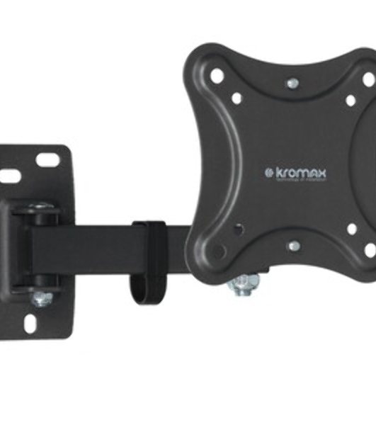 Кронштейн для телевизора Kromax CORBEL-3 черный, 10'-32' макс. 25 кг, настенный, поворот и наклон