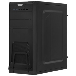 Компьютерный корпус Miditower ExeGate CP-603-UNS350 (ATX, БП UNS350 с вент. 12см, 2хUSB, аудио, черный), фото10