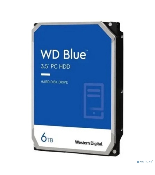 Жесткий диск Western Digital SATA 6Tb 6Gb/S 256MB BLUE WD60EZAX WDC