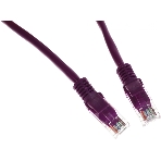Патч-корд UTP Cablexpert cat.5e, 0.5м, литой, многожильный, фиолетовый, фото9
