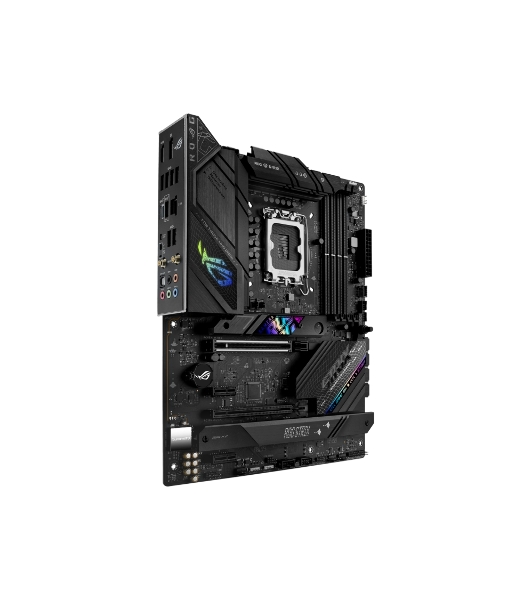 Материнская плата ASUS ROG STRIX B760-F GAMING WIFI, LGA 1700, Intel B760, 4xDDR5, 4xSATA, 3xM.2, 1xPCI-E 5.0 x16, 1xPCI-E 3.0 x4, 1xHDMI, 1xDP, 1x 2.5Gb LAN, 1xUSB-A 3.2 Gen 2, 6xUSB-A 3.2 Gen 1, 1xUSB-C 3.2 Gen 2x2, 5x3.5 мм, 7.1, Standard-ATX