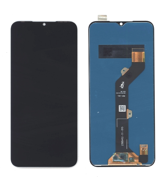 Дисплей для Tecno Spark 7 черный
