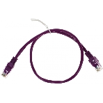 Патч-корд UTP Cablexpert cat.5e, 0.5м, литой, многожильный, фиолетовый, фото7