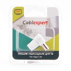 Разъем Cablexpert TVPL-9, TV (папа), 90 градусов, блистер, фото 1