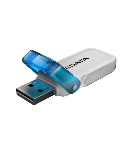 Флешка USB ADATA UV240 (AUV240-32G-RWH), 32Gb, USB 2.0, R/W 15/5, белый/синий