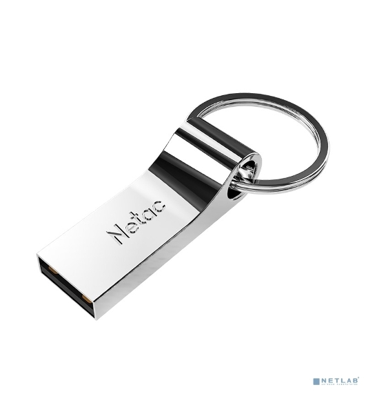 Флешка USB Netac U275 (NT03U275N-016G-20SL), 16Gb, USB 2.0, R/W 50/15, серебристый