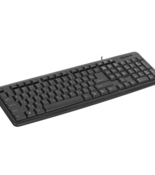 Клавиатура проводная Defender HB-420, USB, черный
