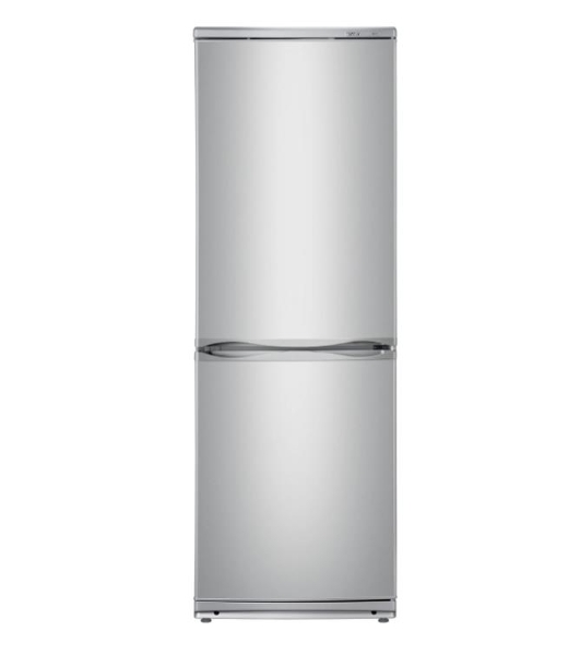 Холодильник Atlant XM-4012-080 серебристый двухкамерный 201/101л морозилка снизу