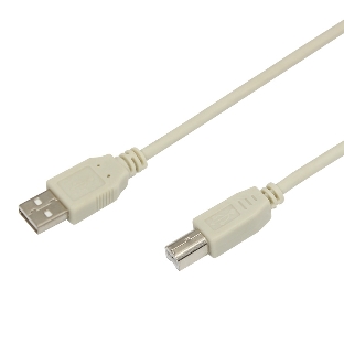 Кабель USB Rexant (шт. USB B - шт. USB A) 3 метра, серый