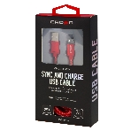 Кабель Crown USB - microUSB CMCU-3072M red, фото3