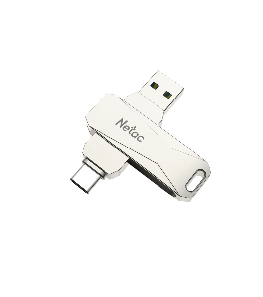Флешка USB Netac U782C NT03U782C-032G-30PN dual USB 3.0+TypeC 32Gb, retail version