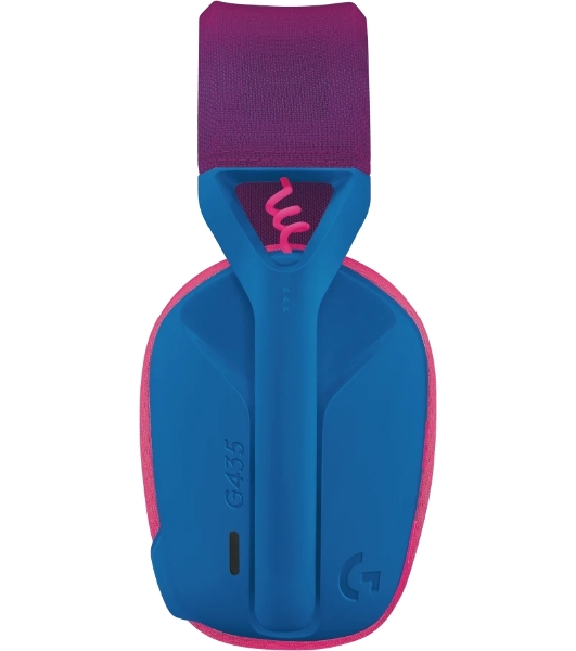 Гарнитура Logitech G435 синий/розовый, беспроводная, Bluetooth/USB, до 18 ч