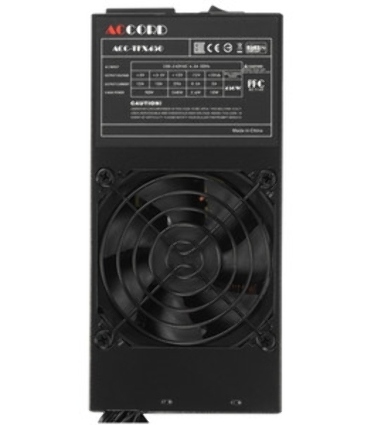 Блок питания Accord, ACC-TFX450, 450Вт, 80мм, черный