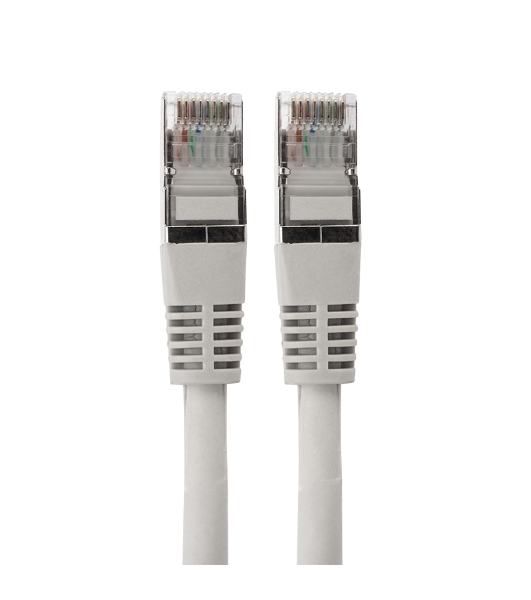 Пaтч-корд Rexant F/UTP, cat.6, RJ45-RJ45, экранированный, PVC серый, 1м