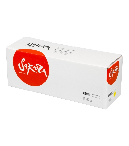 Картридж Sakura 46490629 для OKI C531DN/C532DN/C542DN/MC563/MC573, желтый, 7 000 к.