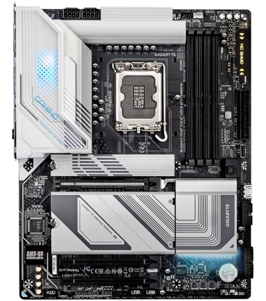 Материнская плата Gigabyte Z890 GAMING X WIFI7, LGA 1851, Intel Z890, 4xDDR5, 4xSATA, 4xM.2, 1xPCIe 5.0 x16, 2xPCIe 4.0 x4, 1xDP, 1xUSB-C, 1x 2.5Gb LAN, 3xUSB-A 3.2 Gen 1, 2xUSB-A 3.2 Gen 2, 4xUSB-A 2.0, 1xUSB4, 2x3.5 мм, 7.1, ATX