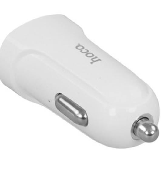 Авто ЗУ HOCO (6957531067788) Z2 белый АЗУ 1USB 1.5A для micro USB