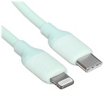 Кабель GCR PREMIUM 3.0m TypeC/Lightning MFI POWER DELIVERY 18 W, быстрая зарядка, белый силикон, AL case белый, белый ПВХ, GCR-53756, фото7