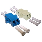 Адаптер проходной Lanmaster SM TWT-2LC/S-AM-SM LD duplex OS1/OS2, фото 1
