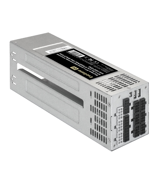 Блок питания серверный 2U Redundant 2x1200W ExeGate EX292324RUS Industrial-RTS1200 (APFC, КПД 94% (80 PLUS Platinum), 4 см fan, 24pin, 2x(4+4)pin, 2PCIe, 2SATA, 6IDE, Cable Management)