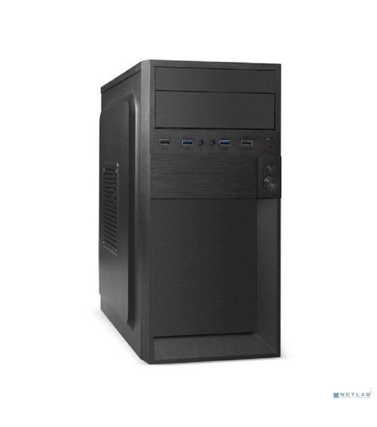 Компьютерный корпус Minitower ExeGate EX291148RUS BAA-105U2-01-AA500 (mATX, БП AA500 с вент. 8см, 2*USB+2*USB 3.0, аудио, черный)