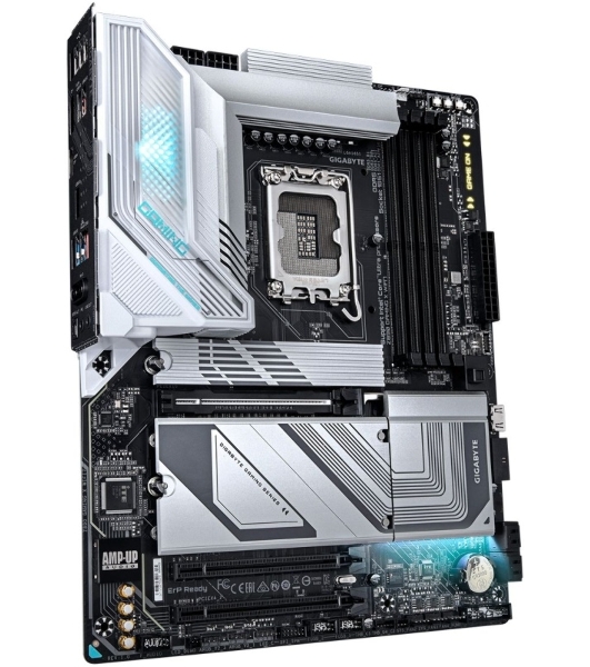 Материнская плата Gigabyte Z890 GAMING X WIFI7, LGA 1851, Intel Z890, 4xDDR5, 4xSATA, 4xM.2, 1xPCIe 5.0 x16, 2xPCIe 4.0 x4, 1xDP, 1xUSB-C, 1x 2.5Gb LAN, 3xUSB-A 3.2 Gen 1, 2xUSB-A 3.2 Gen 2, 4xUSB-A 2.0, 1xUSB4, 2x3.5 мм, 7.1, ATX