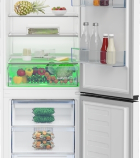 Холодильник Beko B3R1CNK363HW (R) белый двухкамерный 220/100л морозилка снизу, No Frost