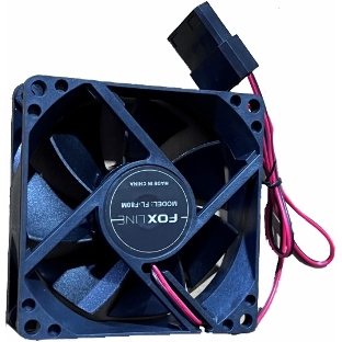 Вентилятор Foxline FL-F80M черный 80mm 4-pin