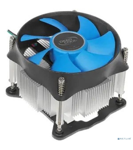 Кулер для процессора DEEPCOOL THETA 31 PWM 1700 черный/синий, 92 мм, алюминий/медь, 2400 об/мин, 30.3 дБ, 4 pin, 95 Вт, 66 мм