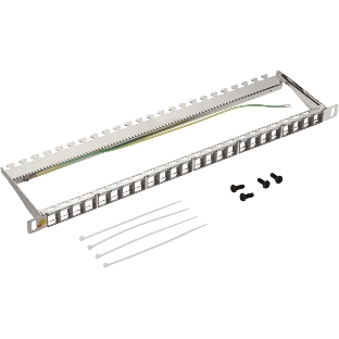 Патч-панель наборная Lanmaster LAN-PPC24OK-STP 19' 0,5U 24xRJ45 STP